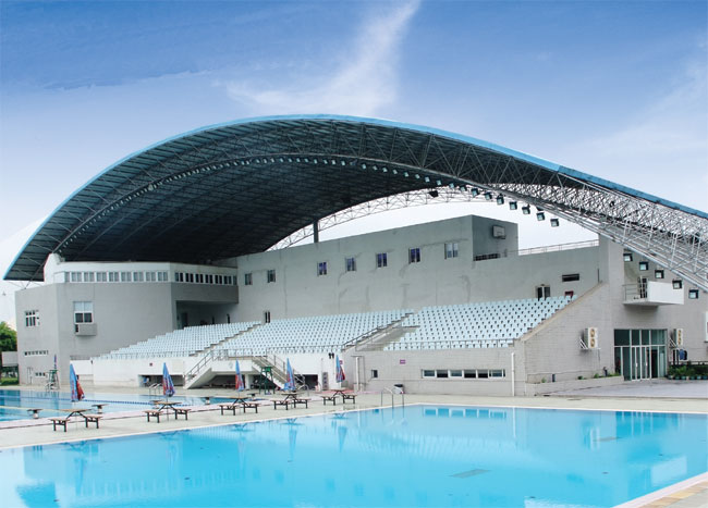 泊头游泳馆网架